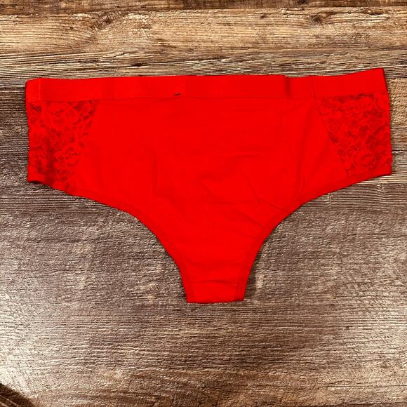 Torrid Red Mid rise Cheeky Panties 1X - Picture 2 of 4